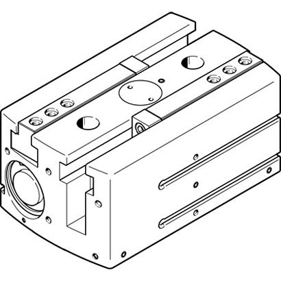 Festo 2 Finger Double Action Pneumatic Gripper, HGPL-40-60-A-B, Parallel Gripping Type [HGPL-40-60-A-B]; 281-1465