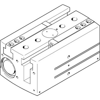 Festo 2 Finger Double Action Pneumatic Gripper, HGPL-63-100-A-B, Parallel Gripping Type [HGPL-63-100-A-B]; 281-1467