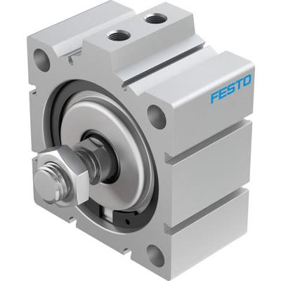 Festo Pneumatic Compact Cylinder - 188345, 100mm Bore, 15mm Stroke, ADVC Series, Double Acting [ADVC-100-15-A-P]; 281-1517