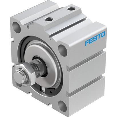 Festo Pneumatic Compact Cylinder - 188316, 80mm Bore, 10mm Stroke, ADVC Series, Double Acting [ADVC-80-10-A-P-A]; 281-1525