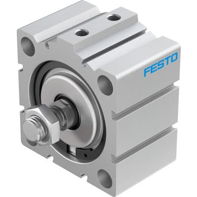 Festo Pneumatic Compact Cylinder - 188322, 80mm Bore, 20mm Stroke, ADVC Series, Double Acting [ADVC-80-20-A-P]; 281-1527