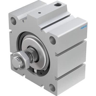 Festo Pneumatic Compact Cylinder - 188328, 100mm Bore, 10mm Stroke, AEVC Series, Single Acting with Return Spring Acting [AEVC-100-10-A-P-A]; 281-1530