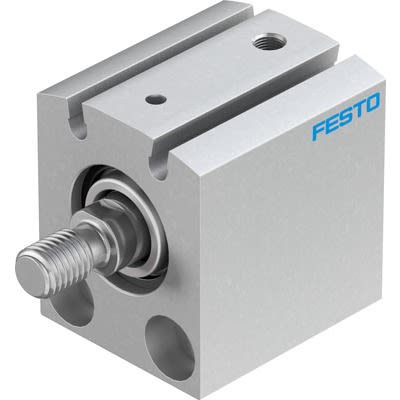 Festo Pneumatic Compact Cylinder - 188134, 20mm Bore, 5mm Stroke, AEVC Series, Single Acting with Return Spring Acting [AEVC-20-5-A-P-A]; 281-1535