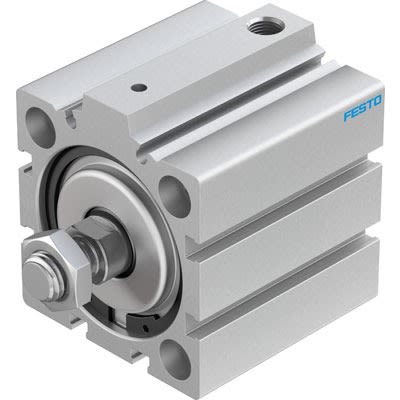 Festo Pneumatic Compact Cylinder - 188257, 50mm Bore, 25mm Stroke, AEVC Series, Single Acting with Return Spring Acting [AEVC-50-25-A-P-A]; 281-1544