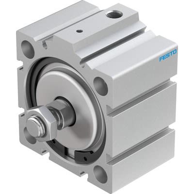 Festo Pneumatic Piston Rod Cylinder - 188280, 63mm Bore, 10mm Stroke, ADVC Series, Single Acting [AEVC-63-10-A-P-A]; 281-1545
