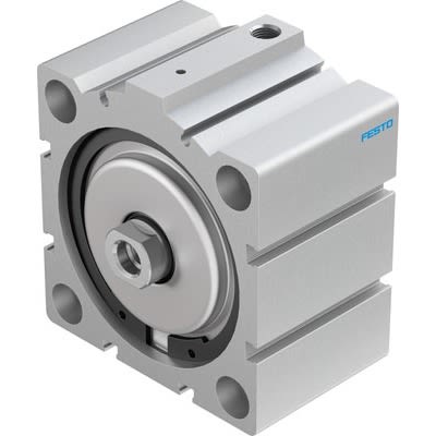 Festo Pneumatic Compact Cylinder - 188300, 80mm Bore, 10mm Stroke, AEVC Series, Single Acting with Return Spring Acting [AEVC-80-10-I-P-A]; 281-1549