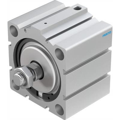 Festo Pneumatic Piston Rod Cylinder - 188305, 80mm Bore, 25mm Stroke, ADVC Series, Single Acting [AEVC-80-25-A-P-A]; 281-1551
