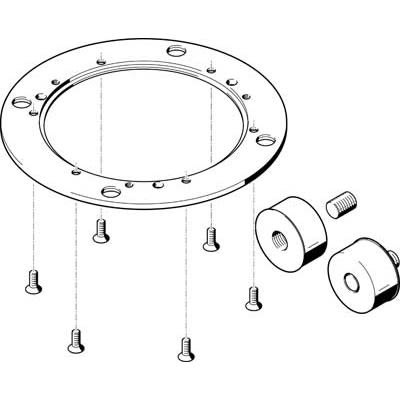 Festo Connection Kit DADM-CK-220-4, For Use With Pneumatic Cylinder & Actuator [DADM-CK-220-4]; 281-1612