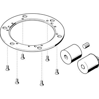 Festo Connection Kit DADM-CK-220-6, For Use With Pneumatic Cylinder & Actuator [DADM-CK-220-6]; 281-1613