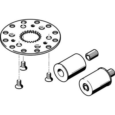 Festo Connection Kit DADM-CK-65-12, For Use With Pneumatic Cylinder & Actuator [DADM-CK-65-12]; 281-1615