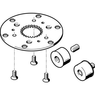 Festo Connection Kit DADM-CK-90-3, For Use With Indexing Kit [DADM-CK-90-3]; 281-1627
