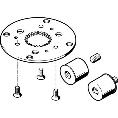 Festo Connection Kit DADM-CK-90-4, For Use With Pneumatic Cylinder & Actuator [DADM-CK-90-4]; 281-1628