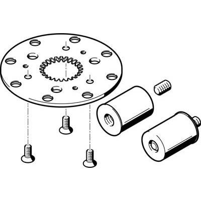 Festo Connection Kit DADM-CK-90-8, For Use With Indexing Kit [DADM-CK-90-8]; 281-1630