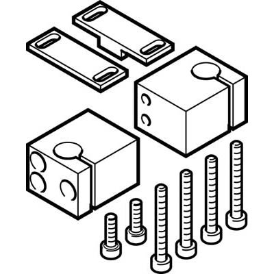Festo Sensor Bracket DASI-B12-25-S8 [DASI-B12-25-S8]; 281-1663