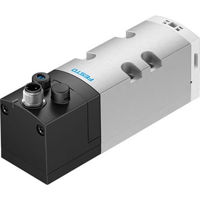 Festo 5/2-Way, Monostable Pneumatic Solenoid/Pilot-Operated Control Valve - Electrical G 1/4 VSVA Series 24V dc, 561372 [VSVA-B-M52-AZD-D1-1R5L]; 281-1759
