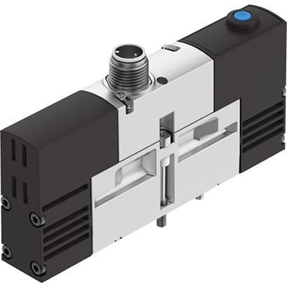 Festo Monostable Pneumatic Solenoid Valve - Electrical M12 VSVA Series, 546777 [VSVA-B-M52-AZH-A2-1R5L]; 281-1761