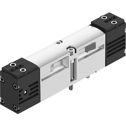 Festo 5/3 Closed Solenoid Valve - Electrical G 1/8 VSVA Series 24V dc, 546748 [VSVA-B-P53C-A2-P1]; 281-1764