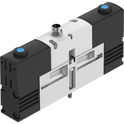 Festo 5/3-Way, Pressurised Pneumatic Solenoid/Pilot-Operated Control Valve - Electrical VSVA Series 24V dc, 534790 [VSVA-B-P53U-ZH-A2-1R2L]; 281-1782