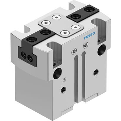 Festo 2 Finger Double Action Pneumatic Gripper, HGPT-25-A-B-G2, Parallel Gripping Type [HGPT-25-A-B-G2]; 281-2117