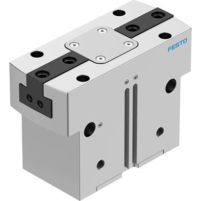 Festo 2 Finger Double Action Pneumatic Gripper, HGPT-63-A-B-F-G2, Parallel Gripping Type [HGPT-63-A-B-F-G2]; 281-2140
