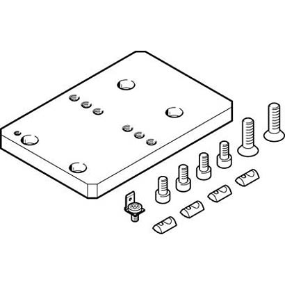 Festo Connection Kit HMIZF-E03/E05/E07-DA40, For Use With Pneumatic Cylinder & Actuator [HMIZF-E03/E05/E07-DA40]; 281-2220