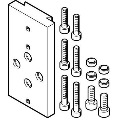 Festo Adapter HMSV-22, For Use With Pneumatic Cylinder & Actuator [HMSV-22]; 281-2230