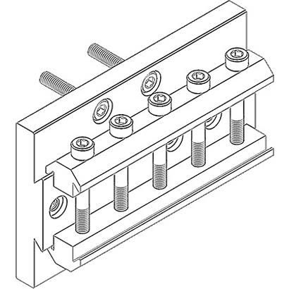 Festo Adapter HMSV-33, For Use With Pneumatic Grippers [HMSV-33]; 281-2244