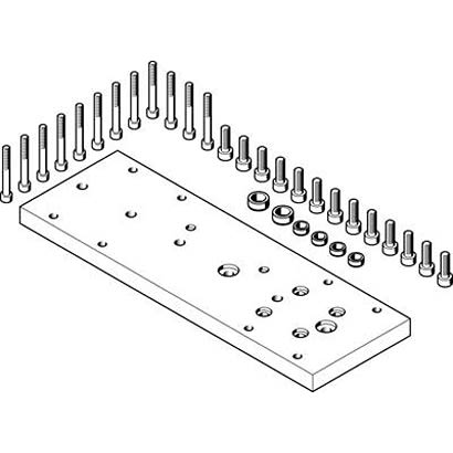 Festo Connection Kit HMVY-3, For Use With Pneumatic Cylinder & Actuator [HMVY-3]; 281-2289