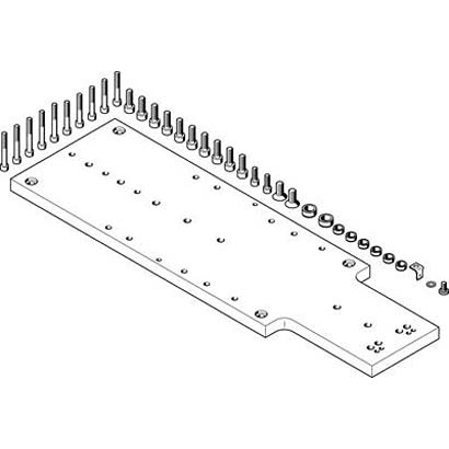 Festo Connection Kit HMVZ-2, For Use With Pneumatic Cylinder & Actuator [HMVZ-2]; 281-2291