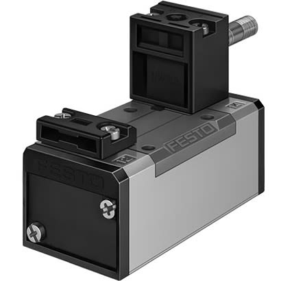 Festo 5/2-Way, Monostable Pneumatic Solenoid/Pilot-Operated Control Valve - Electrical G 3/8 MFH Series 24V dc, 535958 [MFH-5/2-D-2-S-C-EX]; 281-2371
