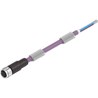 Festo NEBC Series Connecting Cable, 0 → 30 V dc [NEBC-M12G5-ES-5-LE5-CO]; 281-2413