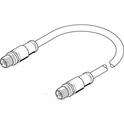 Festo Cable, NEBS Series, For Use With Pressure Sensors [NEBS-SM12G12-E-0.3-N-M12G12]; 281-2418