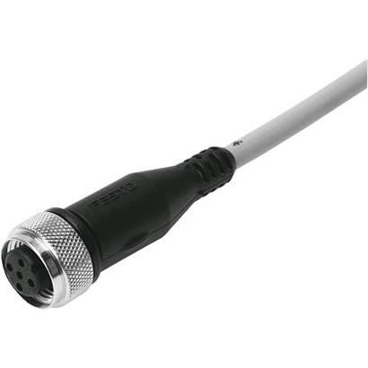 Festo SIM Series Connecting Cable, 0 → 60 V [SIM-M12-5GD-5-PU]; 281-2446