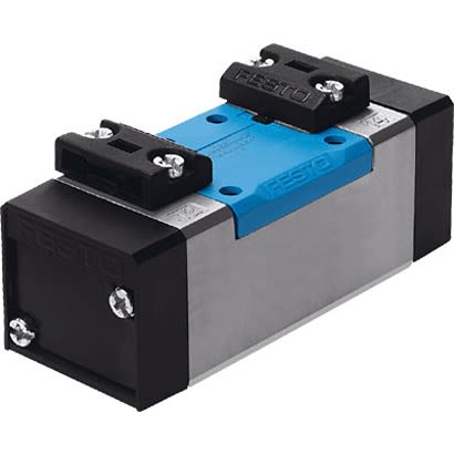 Festo 5/3-Way, Pressurised Pneumatic Solenoid Valve - Pneumatic G 3/8 VL Series, 536026 [VL-5/3B-D-2-C-EX]; 281-2486