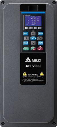 Delta Electronics Variable Speed Drive, 2.2 kW, 3 Phase, 460 V, 5.5/4 A, CFP2000 Series [VFD022FP4EA-52]; 281-2518