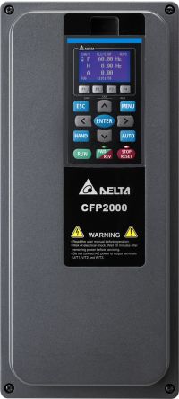 Delta Electronics Variable Speed Drive, 4 kW, 3 Phase, 460 V, 10.5/9 A, CFP2000 Series [VFD040FP4EA-52]; 281-2522