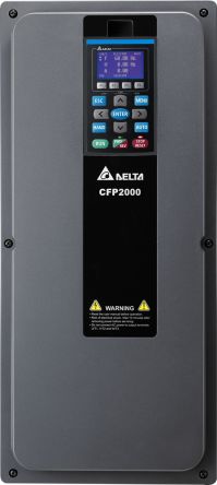 Delta Electronics Variable Speed Drive, 15 kW, 3 Phase, 460 V, 38/32 A, CFP2000 Series [VFD150FP4EA-52]; 281-2531