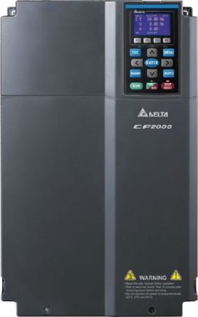 Delta Electronics Variable Speed Drive, 30 kW, 3 Phase, 460 V, 60/45 A, CP2000 Series [VFD300CP4EB-21]; 281-2536
