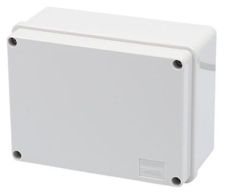 RS PRO Grey ABS General Purpose Enclosure, IP55, Grey Lid, 150 x 110 x 72mm [0]; 281-2563