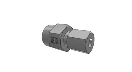 Parker Adapter, 24° Metric Flareless Male, BSPP 1/4-19 Female, 310.2 bar max [MAV06LRCF]; 281-2623