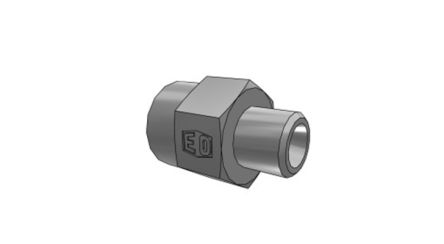 Parker Adapter, 24° Metric Flareless Male, BSPP 1/4-19 Female, 310.2 bar max [MAV06LROMDCF]; 281-2624
