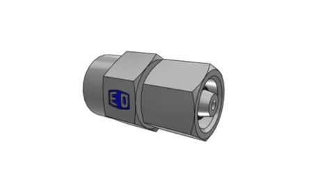 Parker Hydraulic Swivel 24° Metric Flareless Male to BSPP 1/4-19 Male, MAVE06SR1/4CF [MAVE06SR1/4CF]; 281-2633