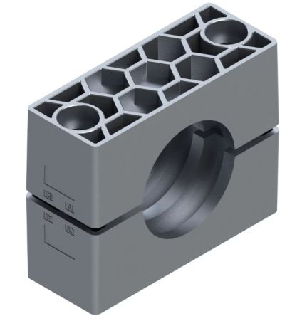 Parker Double Hydraulic Pipe Clamp for 25mm tube, RCA225X [RCA225X]; 281-2758