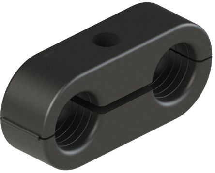 Parker Double Hydraulic Pipe Clamp for 6.4mm tube, ROND106.4X [ROND106.4X]; 281-2847