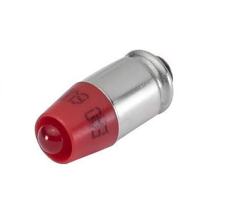 EAO Red LED Indicator Lamp, 28V dc, T1 3/4 MG Base, 6.1mm Diameter, 330mcd [10-2J13.1062]; 281-3027