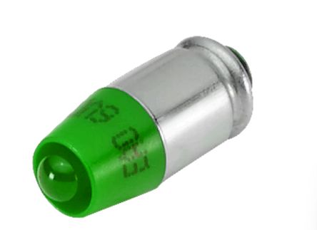 EAO Green LED Indicator Lamp, 48V ac/dc, T1 3/4 MG Base, 6.1mm Diameter, 600mcd [10-2J19.1045]; 281-3030