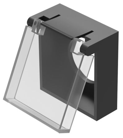 EAO Transparent Push Button Cap, 24X24mm [61-9920.0]; 281-3063