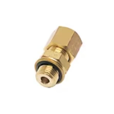 Legris Brass Pipe Fitting, Straight Push Fit Push-Fit to BSP Connector, Male BSPP 1/4in BSP 1/4in 8mm [0101 08 13 39]; 281-3186