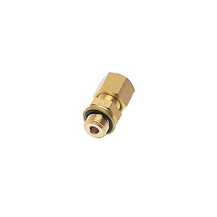 Legris Brass Pipe Fitting, Straight Push Fit Compression Olive, Male BSPP 1/2in 1/2in 8mm [0101 18 21 39]; 281-3194