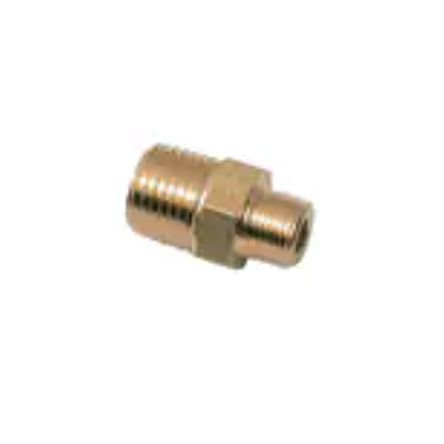 Legris Brass Pipe Fitting, Straight Push Fit Compression Olive, Male 1/8in to Male BSPT 1/8in [0121 11 10]; 281-3234